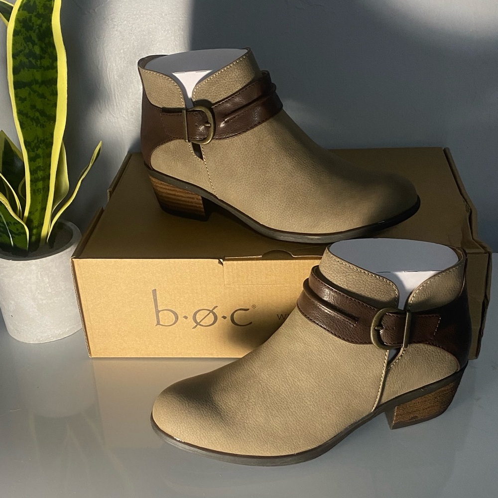 Women's‎ Tan and Brown Ankle Boots